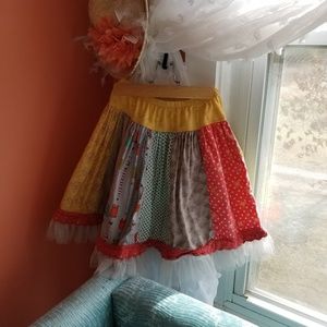 Persnickety multi pattern skirt
